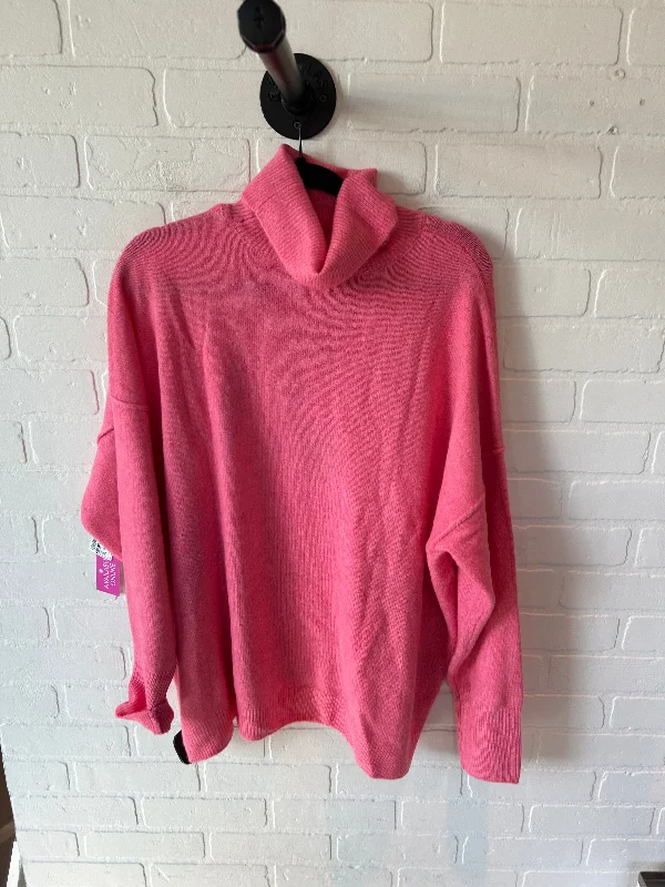 Sweater By Vince Camuto In Pink, Size: Xl