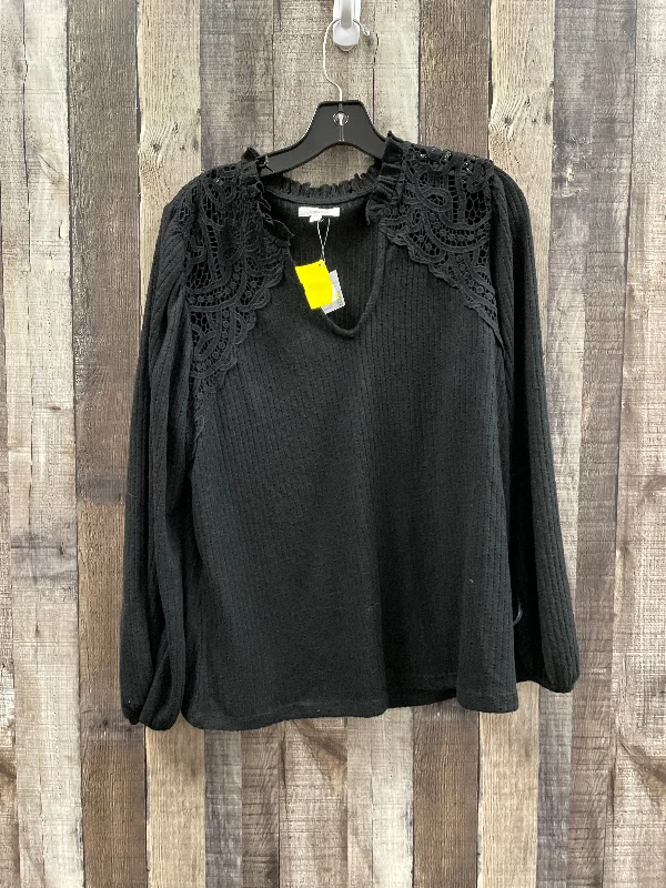 Sweater By Maurices In Black, Size: L