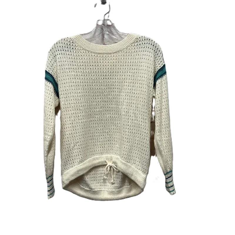 Sweater By Lou And Grey In Blue & Cream, Size: Xxs