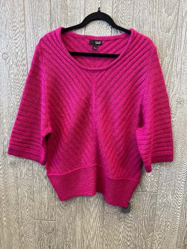 Sweater By Ana In Pink, Size: Xl