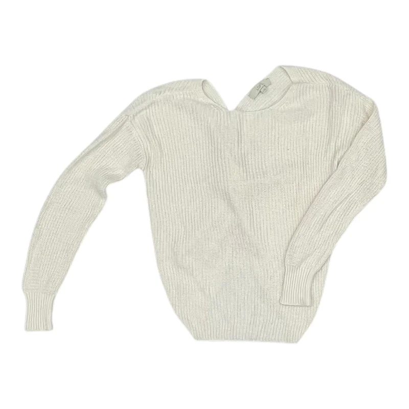 Sweater By Loft In Cream, Size:M