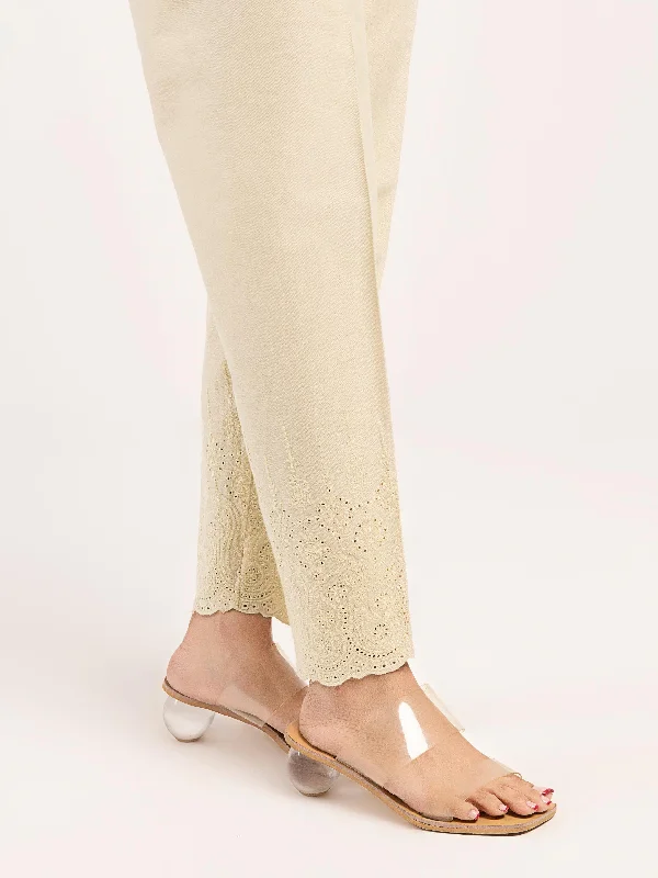 Embroidered Winter Cotton Trouser