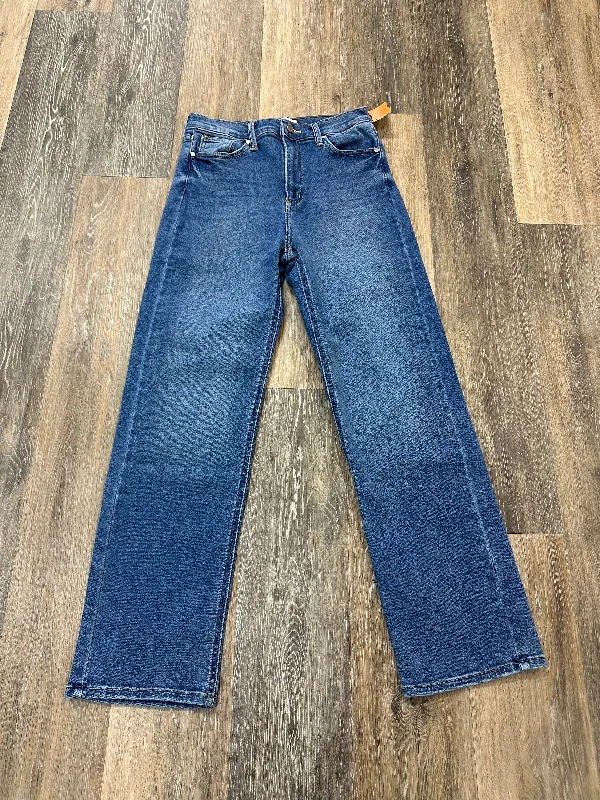 Jeans Straight By Just Black In Blue Denim, Size: 4