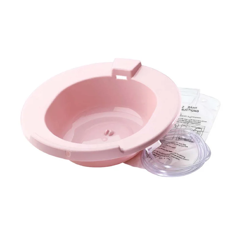 Carex Sitz Bath, Round, Dusty Rose, Polypropylene