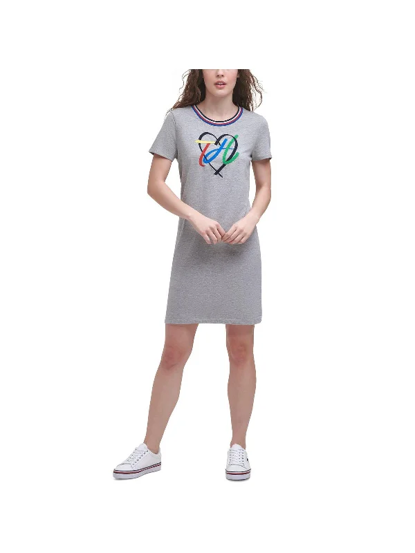 Womens Graphic Mini T-Shirt Dress