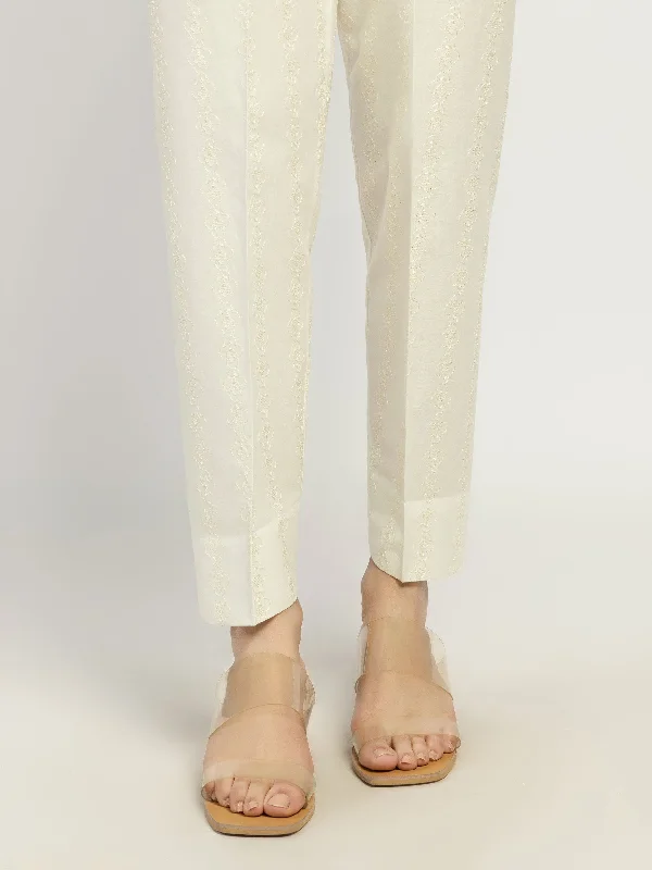 Embroidered Winter Cotton Trousers