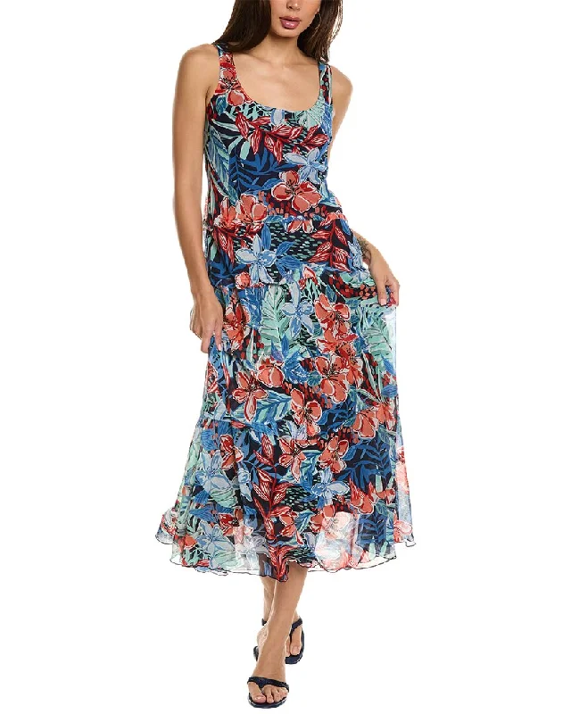 Jones New York Tiered Maxi Dress