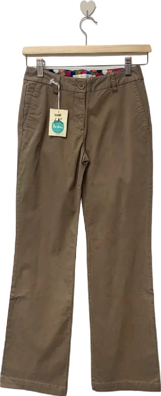 Boden Brown Classic Fit Trousers 6R