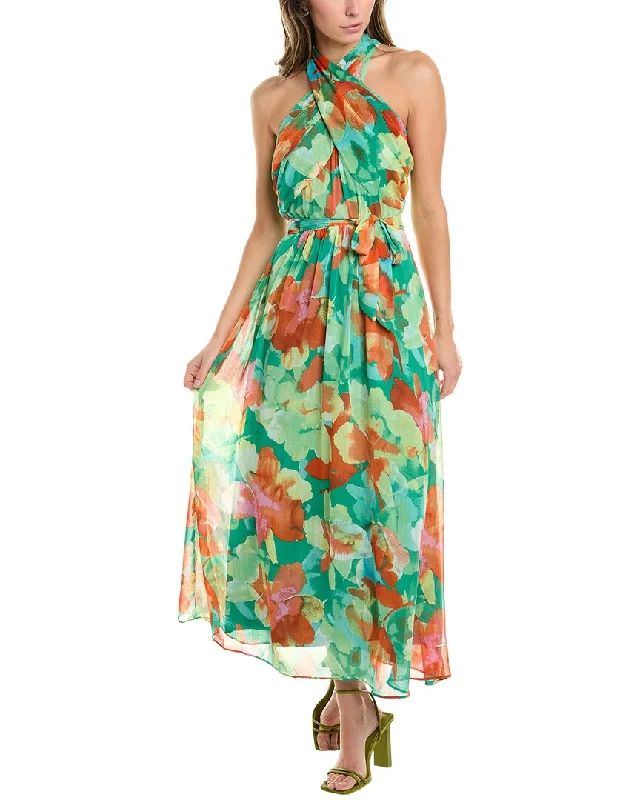 London Times Halter Maxi Dress