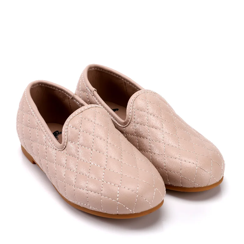 Zeebra Kids Quilted Loafers - Rose