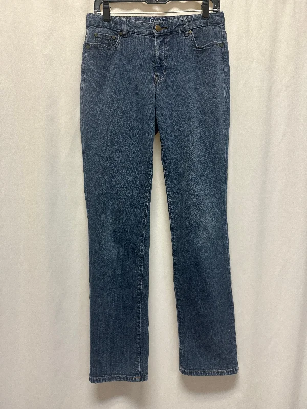 Jeans Straight By Chaps In Blue, Size: 6