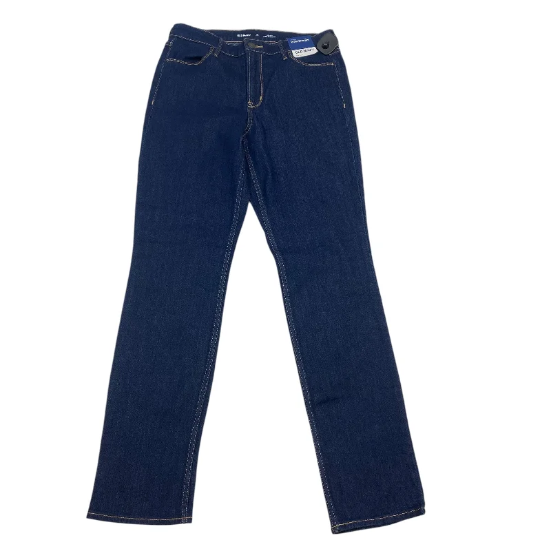 Jeans Straight By Old Navy In Blue Denim, Size: 10