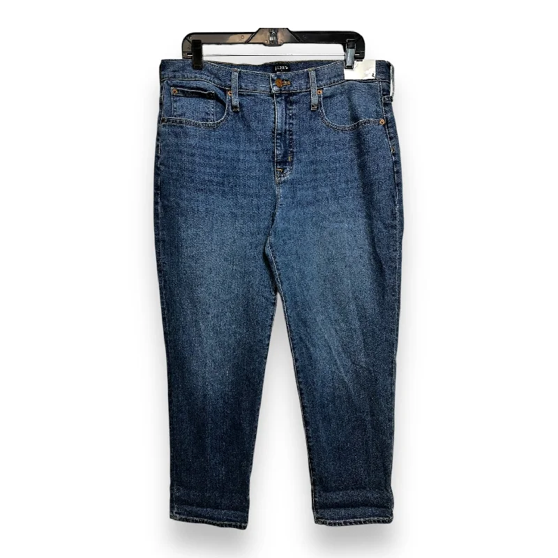 Jeans relaxed Boyfriend By J. Crew In Blue Denim, Size: 10