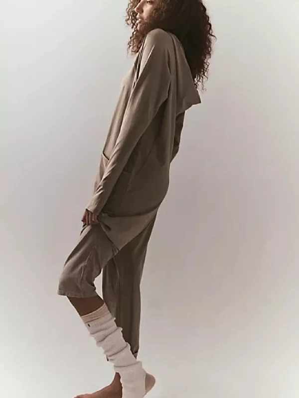 FREE PEOPLE - Hot Shot Long Sleeve One Jumpsuit