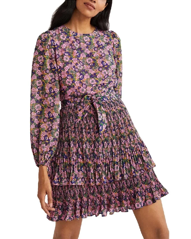 Boden The Plisse Mini Dress