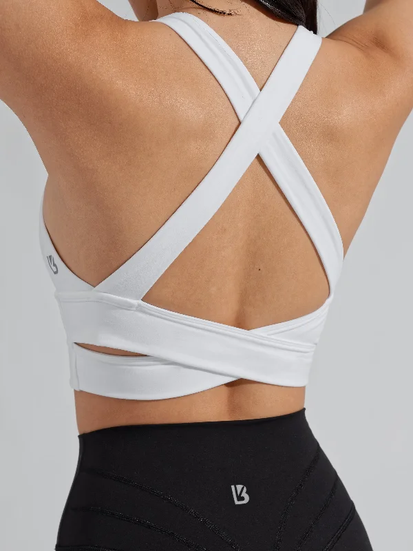 Alpha Sports Bra - White