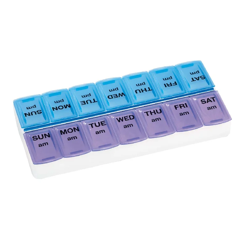 Apex Weekly Twice-a-Day Pill Organizer