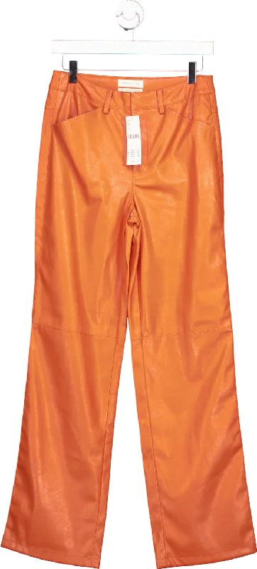 Urban Outfitters Orange Polly PU Trousers S