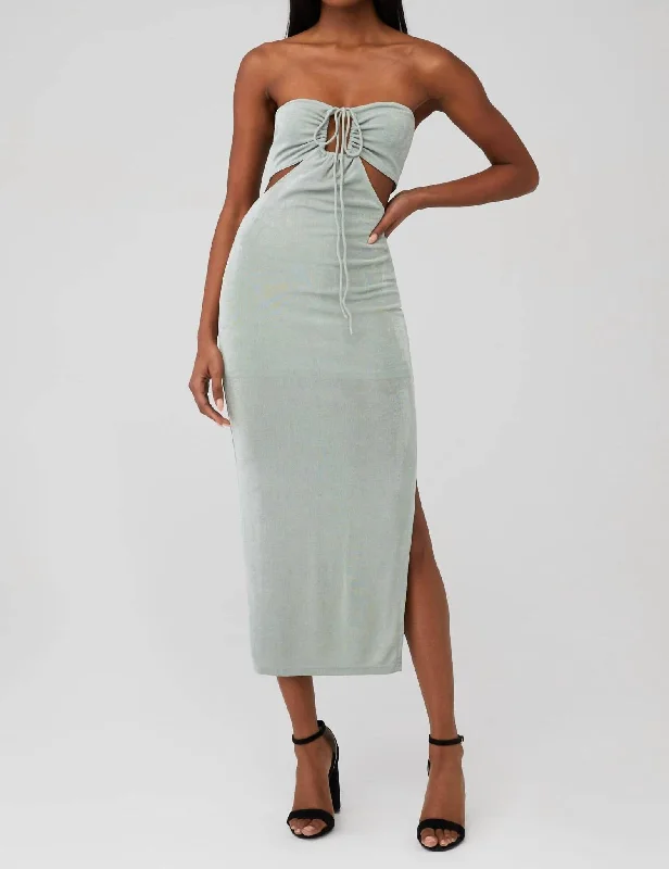 Jodi Midi Dress In Sage