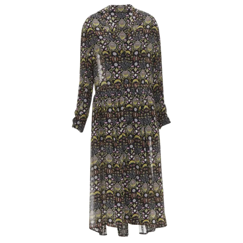 Chloe viscose bohemian print midi dress