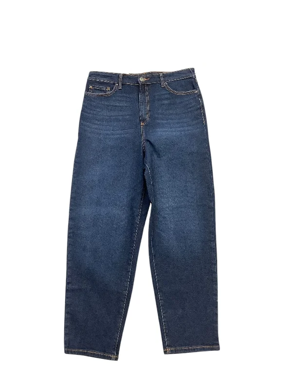 Jeans Straight By Inc In Blue Denim, Size: 10