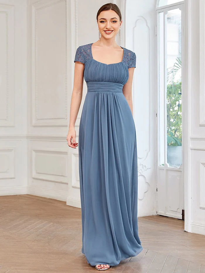 Chiffon Ruched Sweetheart A-Line Bridesmaid Dress