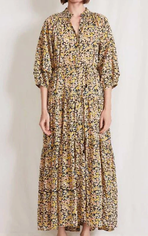 Trinidad Maxi Dress In Tiny Flowers