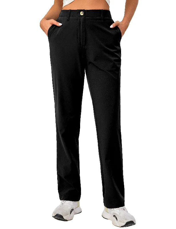 Women's Golf Pants Stretch Lightweight Business Casual  Straight Leg