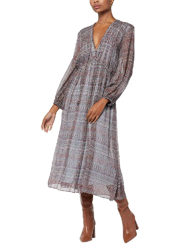 Joie Alquina Silk Midi Dress