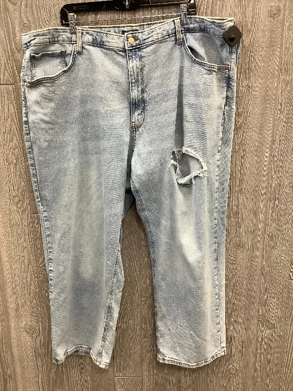 Jeans Straight By Wild Fable In Blue Denim, Size: 22