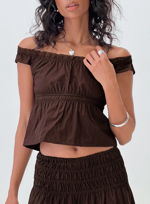 Gapita Top Brown