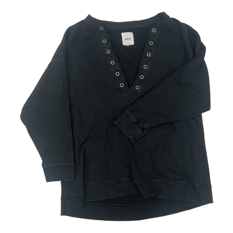 Top Ls By Aerie In Black, Size:Xl