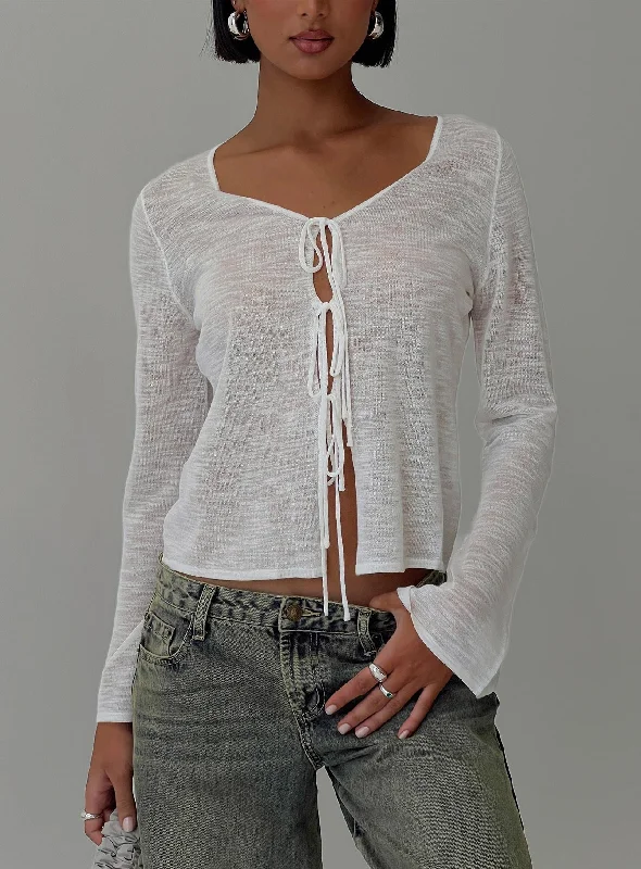 Fast Nights Top White